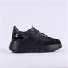 Wonders Roma Platform Mesh Trainer - Black Croc